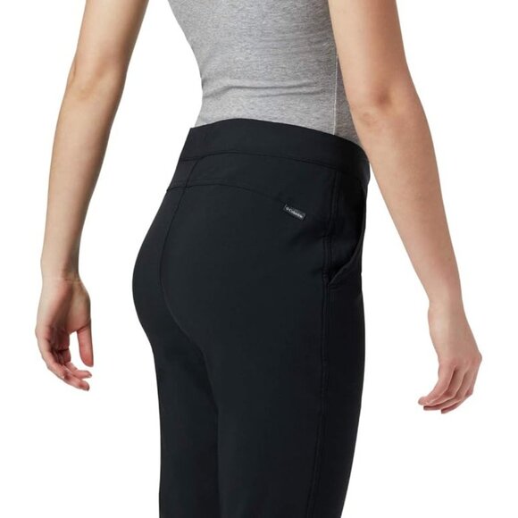 NWT Columbia Size 6 Black Straight-Leg Pants Pockets Stretch Fabric - Picture 7 of 16